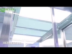 คลาส โมดูลาร์ ห้องสะอาด 0.35~0.65m/s แผ่นแซนวิช พร้อมอาบน้ําอากาศ