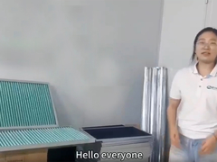 YANING แทน สายใยสังเคราะห์ อนุภาคขนาดใหญ่ แบบเรียบ G4 MERV 3 แพนล็อค