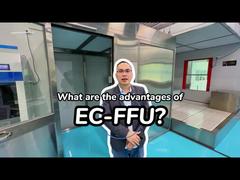 สามารถติดตั้งชุดกรองพัดลมไหลแนวนอน FFU สำหรับเดสก์ท็อปด้านข้างได้