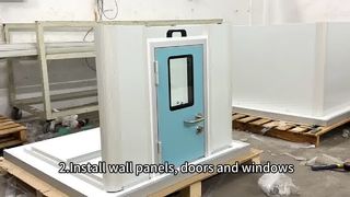 กระบวนการติดตั้งแบบจำลองห้องคลีนรูม Ⅰ