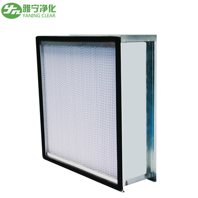 ISO9001 สายกรองอากาศจากใยแก้ว สื่อ H13 H14 H15 HEPA Filter