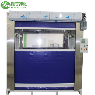 Yaning Clean Room CE / ISO / GMP HEPA กรองประตู PVC ชัตเตอร์ SUS304 ฝักบัวอาบน้ำแบบคาร์โก้
