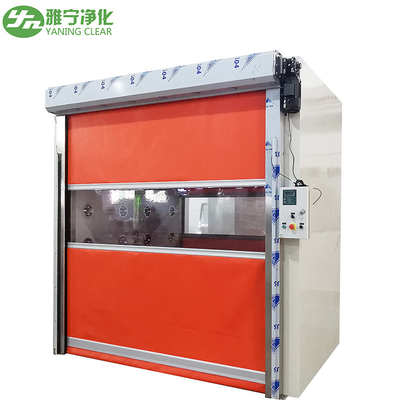 ห้องอาบน้ำประตูอัตโนมัติแบบเหนี่ยวนำอัตโนมัติ Rapid Rolling Pvc ประตูชัตเตอร์สินค้า