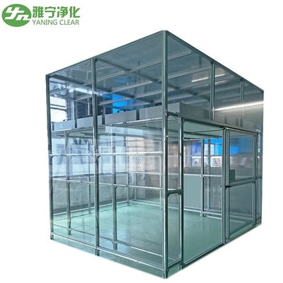 ประเภทความสะอาด ISO5/ ISO6 / ISO7Soft Wall Mini Clean Room โปรแกรมทําความสะอาดแบบพกพา ผู้ผลิต
