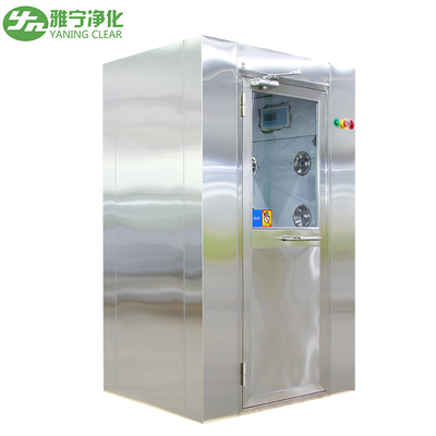 2 Blow Sides Cleanroom Air Shower Unit Stianless Steel 304 พร้อมระบบล็อคแบบรวม