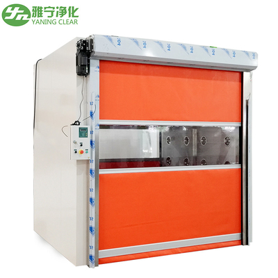 Ce ประตูรถยนต์ ห้องสะอาดอากาศอาบน้ํา 2.6kw 380v PVC รวดเร็วปิดประตู
