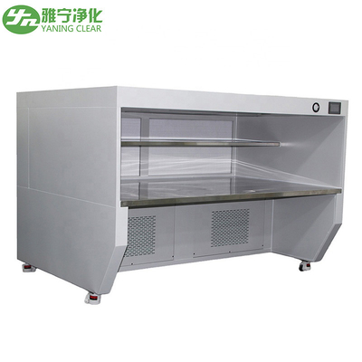 ห้องสะอาดปลอดฝุ่น ISO 5 ตู้ควบคุมการไหลของอากาศแบบราบเรียบ ตู้ไหลแบบราบเรียบแนวนอน