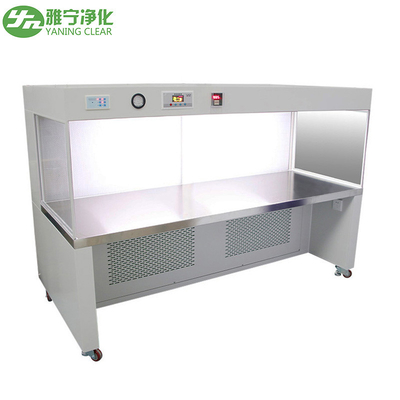 SUS 304 โฮริซอแนล Laminar Flow Hood เบนจ์สะอาด 99.995% ประสิทธิภาพการกรองสําหรับอาหารและเครื่องดื่ม