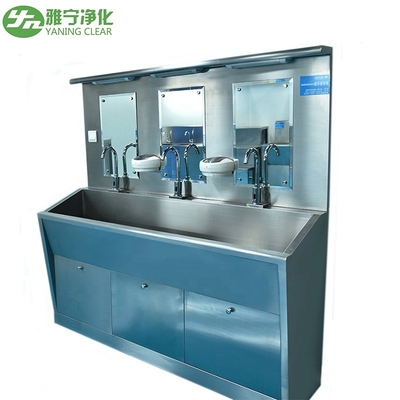 การล้างมือ การผ่าตัด Scrub Sink สแตนเลส สําหรับการใช้ในโรงพยาบาล