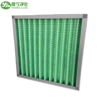 เครื่องกรองอากาศ HVAC ปรับปรุงอากาศ Merv 8 11 13 G4 กรอบอัลลูมิเนียม