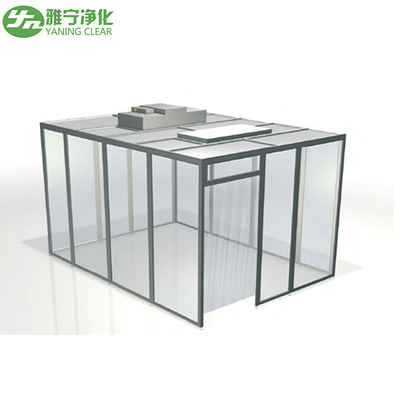 ความปลอดภัยทางไฟฟ้า Ss304 Class 1000 Clean Room Booth 170w FFU Power รับประกัน 1 ปี