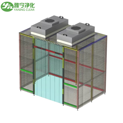 FFU Inhalation Hepa Filters คลีนรูมบูธ ISO7 Free Dust