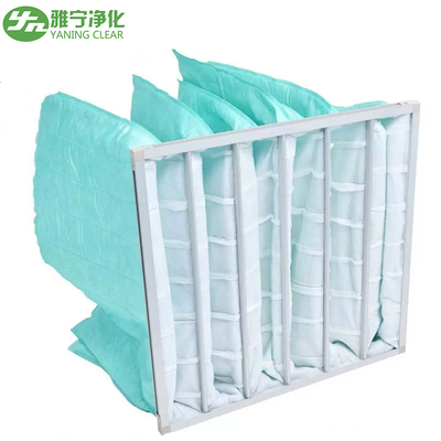 F5-F8 Pocket Air Filter, แผ่นกรองผ้าไม่ทอสำหรับการกรองระดับกลาง