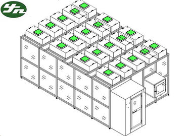 ปรับแต่ง ISO 5 Modular Vertical SS304 Frame Cleanrooms สำหรับอุตสาหกรรมเครื่องมือที่มีความแม่นยำในโปรตุเกส