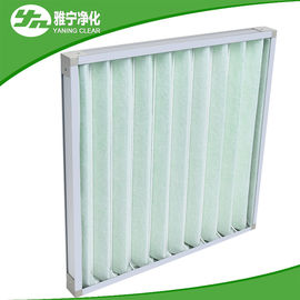 Pleat Pre Air Filter เครื่องฟอกอากาศขนาดเล็ก Pre Filter พร้อมโครงอลูมิเนียม