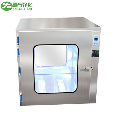 Thru / Delivery Air Shower Pass Box 304 สแตนเลสพร้อมปลดล็อคลายนิ้วมือ