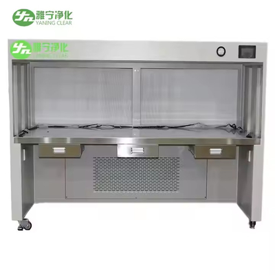 สถานที่ทํางานสแตนเลสครบครัน ประเภท 100 HEPA Filter Clean Bench ขนาดภายใน 1150*720*540mm