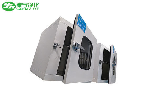 Mechanical Interlock Cleanroom Pass Box วัสดุเหล็กแผ่นรีดเย็นเคลือบผง