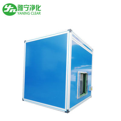 เสียงรบกวนต่ำ Clean Room Ventilation หน่วยจัดการอากาศบริสุทธิ์ด้วย Flow Flow ในแนวนอนหรือแนวตั้ง