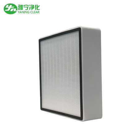 ฉนวนผ้าฝ้าย Hepa กรองฝ้าเพดานโมดูล Laminar Flow 600 * 915 * 150mm