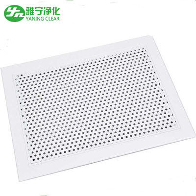 ตะแกรงกรองอากาศจ่ายผงเคลือบ, ตะแกรงอลูมิเนียม Hvac โครงสร้างกะทัดรัด