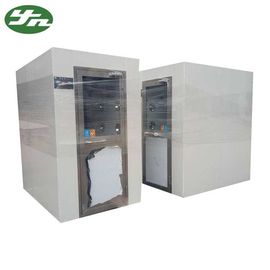Anti - Static Cleanroom Air Shower Unit เหล็กเคลือบผงด้วย Electronic Interlock