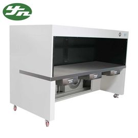 แนวนอน Laminar Clean Bench Airflow Hood เหล็กเคลือบผงสำหรับสามคน