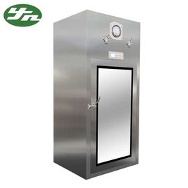 พัดลมกรองหน่วย Cleanroom ผ่าน Chambers, Air Shower Pass Box วัสดุเหล็กเย็น