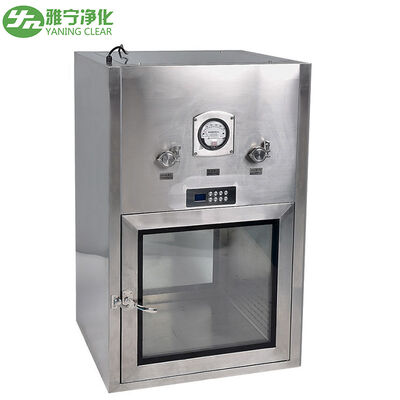 กล่องส่งผ่านคลีนรูมสแตนเลส SUS304/201 พร้อมระบบล็อคไฟฟ้าและขนาดที่ปรับแต่งได้