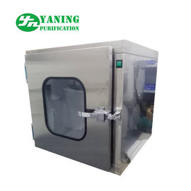 Mechanical Interlock Cleanroom Pass Box Interlocking Pass ทั่วไปผ่านสแตนเลสแบบเต็ม