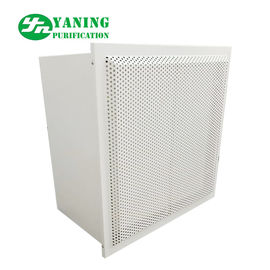 เหล็กเคลือบผง HFU Clean Room Fan Filter Units พร้อม Air Damper Hepa Box
