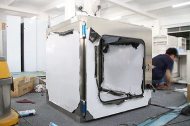 Lab Static Cleanroom Pass Box Sus201 220V 110V 50HZ เหล็กเคลือบผง