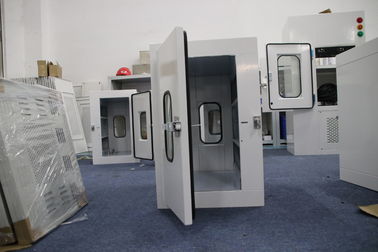 หัวฉีดเหล็กที่เชื่อมต่อกัน Static Pass Box ULPA HEPA Cleanroom