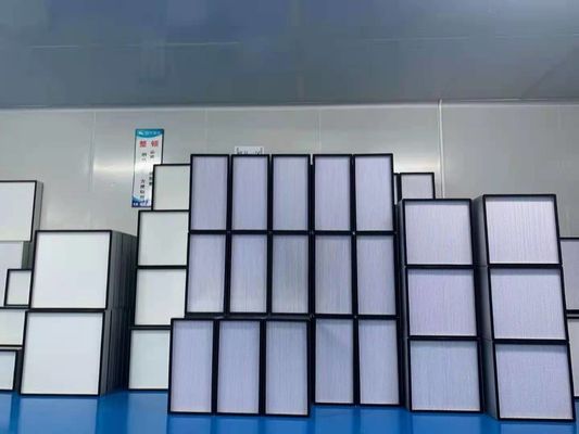 การผลิตเซมิคอนดักเตอร์แผ่นกรองอากาศ HEPA 292mm ความหนา H13 H14