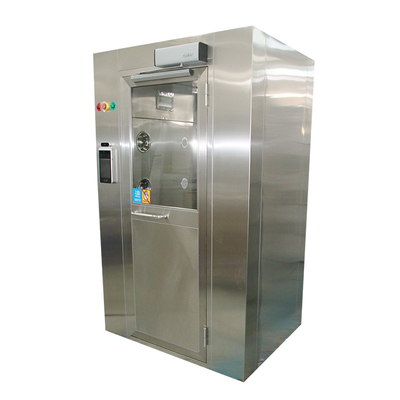 YANING Mechanical Electronic Interlock การจดจำใบหน้า Clean Room Automatic Double Door Airtight Air Shower Room