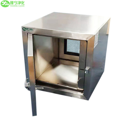 เครื่องกล Interlocks Static Pass Box หลอด UV ISO14644 สำหรับห้อง Clean Room