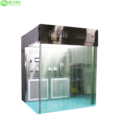 ตู้คลีนรูม GMP YANING พร้อมแผงกรองอากาศ HEPA สำหรับห้องปฏิบัติการคลีนรูมแบบแรงดันลบ, ตู้ชั่งน้ำหนัก
