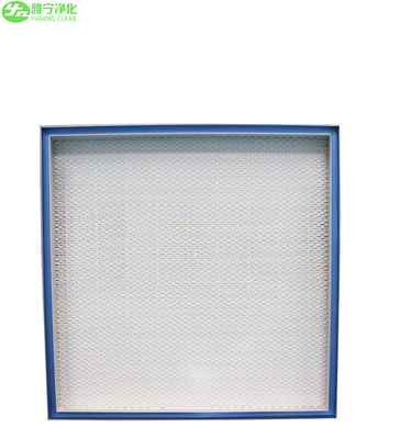 H13 H14 ไฟเบอร์กลาส Hepa Air Filters Clean Room 1200m3 / H สำหรับโมดูล FFU
