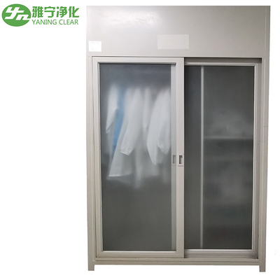 YANING Cleanroom Garment ตู้เสื้อผ้ากำจัดฝุ่น Laminar Flow ตู้กรอง HEPA