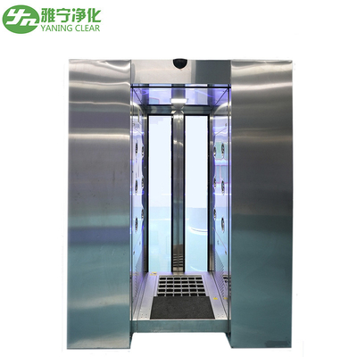 YANING อนุภาคขัดอากาศฝักบัวแผ่นกรอง HEPA ประตูบานเลื่อนอัตโนมัติสำหรับห้อง Cleanroom
