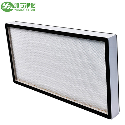 H13 H14 สายสื่อเส้นใยแก้ว Mini Pleated Hepa Filter ประสิทธิภาพสูง