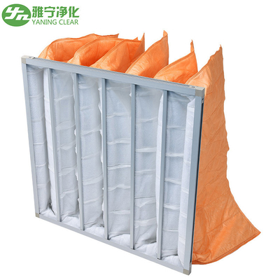 F5/M5 - F8/M8 ถุงกรองถุงกรองขนาดกลางสำหรับระบบ HVAC ปรับแต่งได้