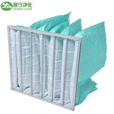 YANING Havc System Pocket Bag Filter F5 F6 F7 F8 F9 ประสิทธิภาพปานกลางสําหรับห้องสะอาด